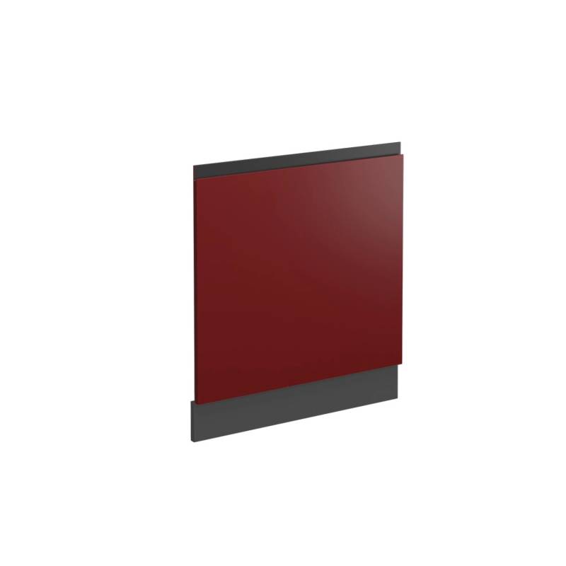 Vicco Frontblende R-Line Rot/Anthrazit 60 cm J-Shape ohne Arbeitsplatte von Vicco