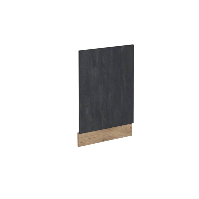 Vicco Frontblende R-Line Schwarz Beton/Goldkraft Eiche 45 cm ohne Arbeitsplatte von Vicco