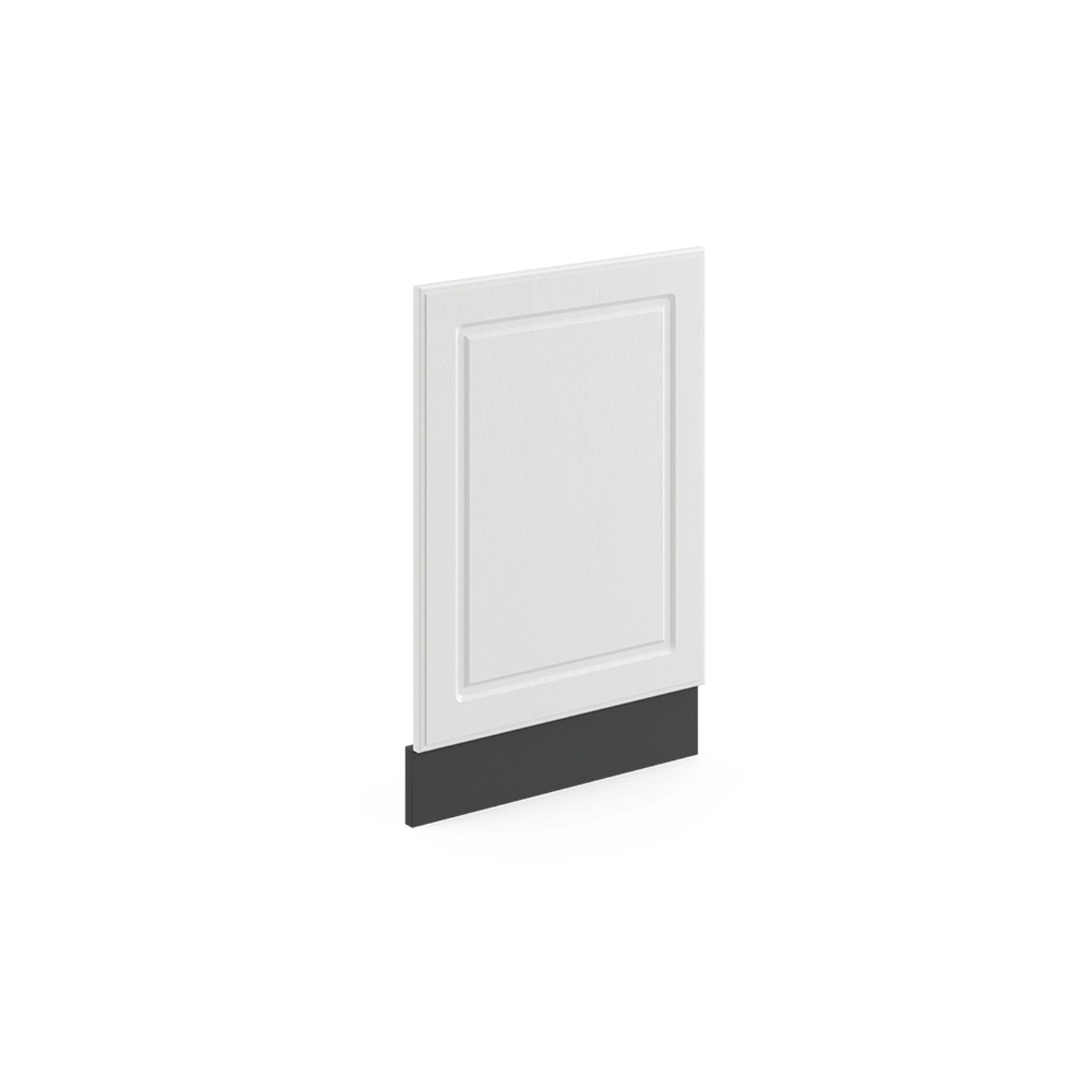 Vicco Frontblende R-Line Weiß Landhaus/Anthrazit 45 cm ohne Arbeitsplatte von Vicco