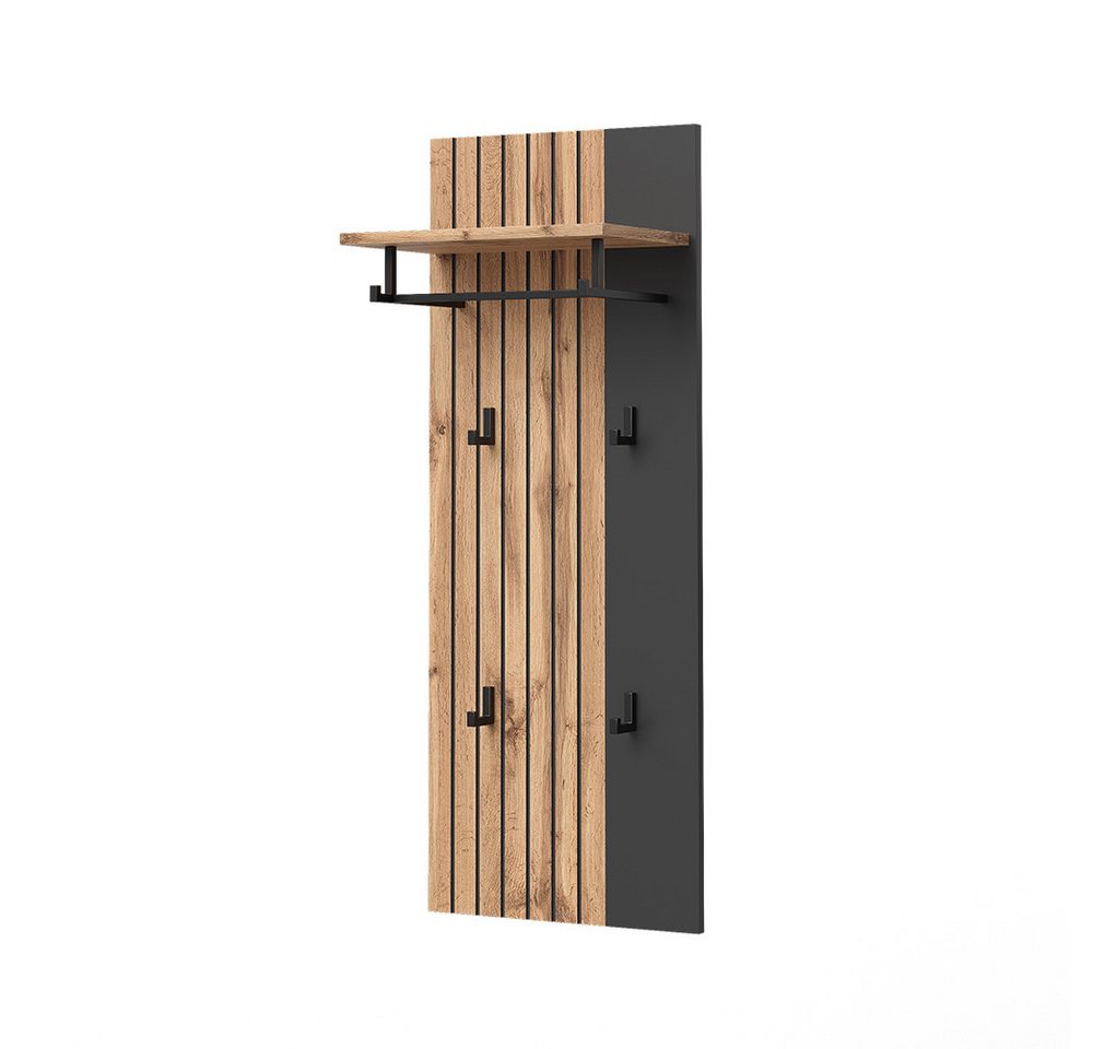 Vicco Garderobenschrank Amber, Eiche Wotan, 43 x 110 cm Vicco Garderobenschrank Amber, Eiche Wotan, 43 x 110 cm von Vicco