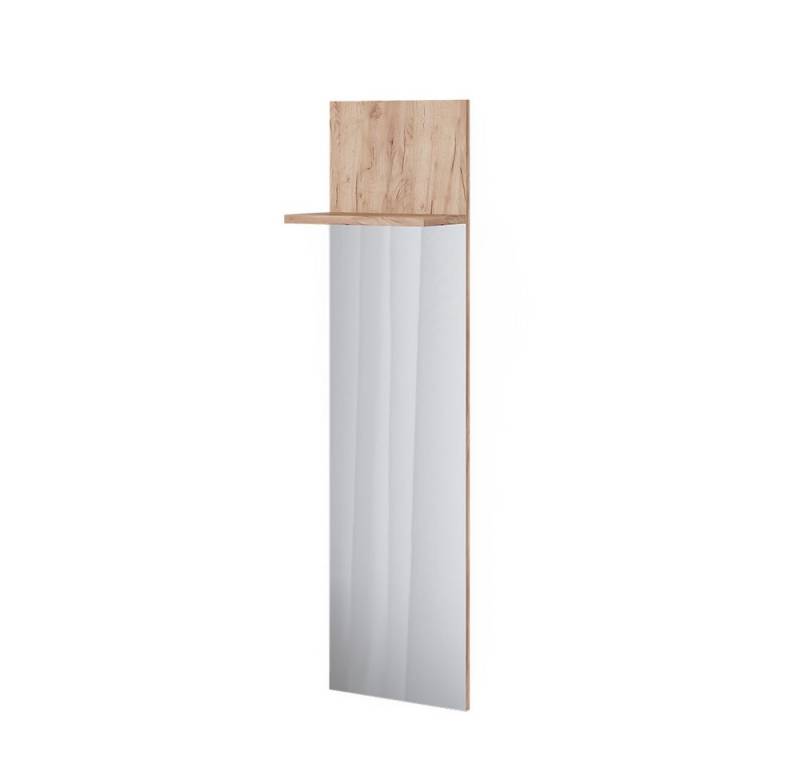 Vicco Garderobenschrank Siri, Goldkraft Eiche, 36 x 135 cm mit Spiegel von Vicco