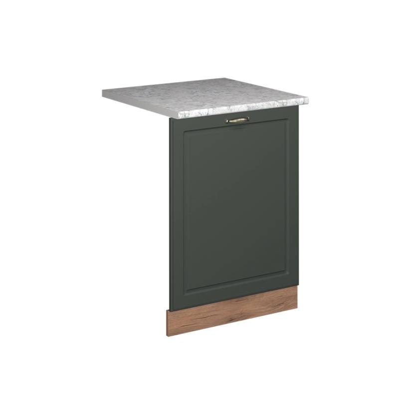 Vicco Geschirrspülblende Fame-Line Grün-Gold Landhaus 60 cm AP Marmor von Vicco