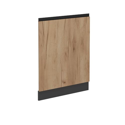Vicco Geschirrspülblende R-Line, Goldkraft Eiche, 60 cm ohne Arbeitsplatte von Vicco
