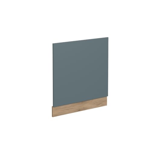 Vicco Frontblende R-Line, Blau-Grau/Goldkraft Eiche, 60 cm ohne Arbeitsplatte von Vicco