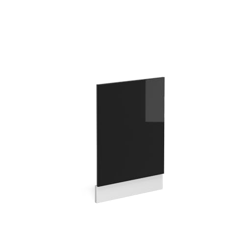 Vicco Frontblende R-Line, Schwarz Hochglanz/Weiß, 45 cm ohne Arbeitsplatte von Vicco