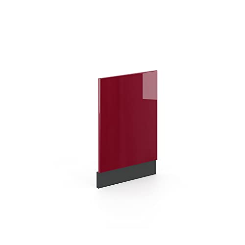 Vicco Frontblende Fame-Line, Bordeaux Hochglanz/Anthrazit, 45 cm ohne Arbeitsplatte von Vicco