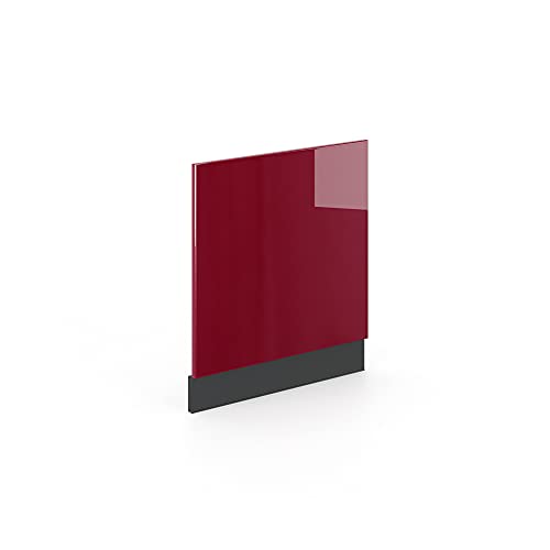 Vicco Frontblende Fame-Line, Bordeaux Hochglanz/Anthrazit, 60 cm ohne Arbeitsplatte von Vicco