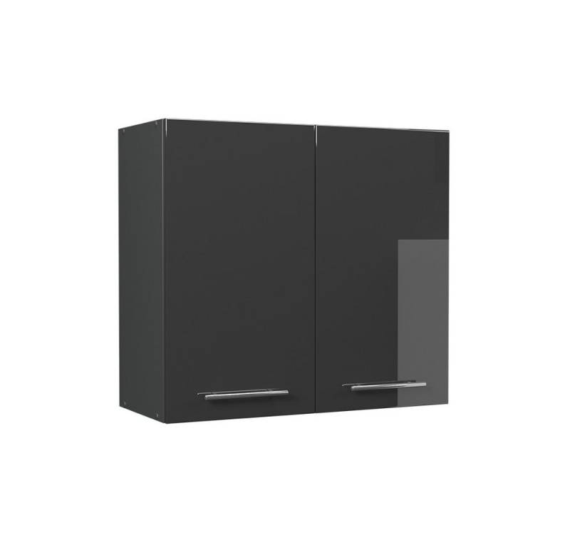 Vicco Glashängeschrank Fame-Line, Anthrazit Hochglanz/Anthrazit, 80 cm von Vicco
