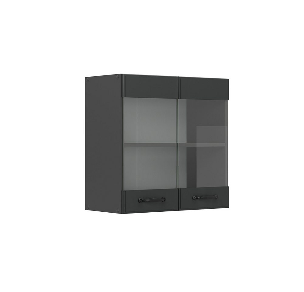 Vicco Glashängeschrank R-Line, Anthrazit Landhaus/Anthrazit, 60 cm Vicco Glashängeschrank R-Line, Anthrazit Landhaus/Anthrazit, 60 cm von Vicco