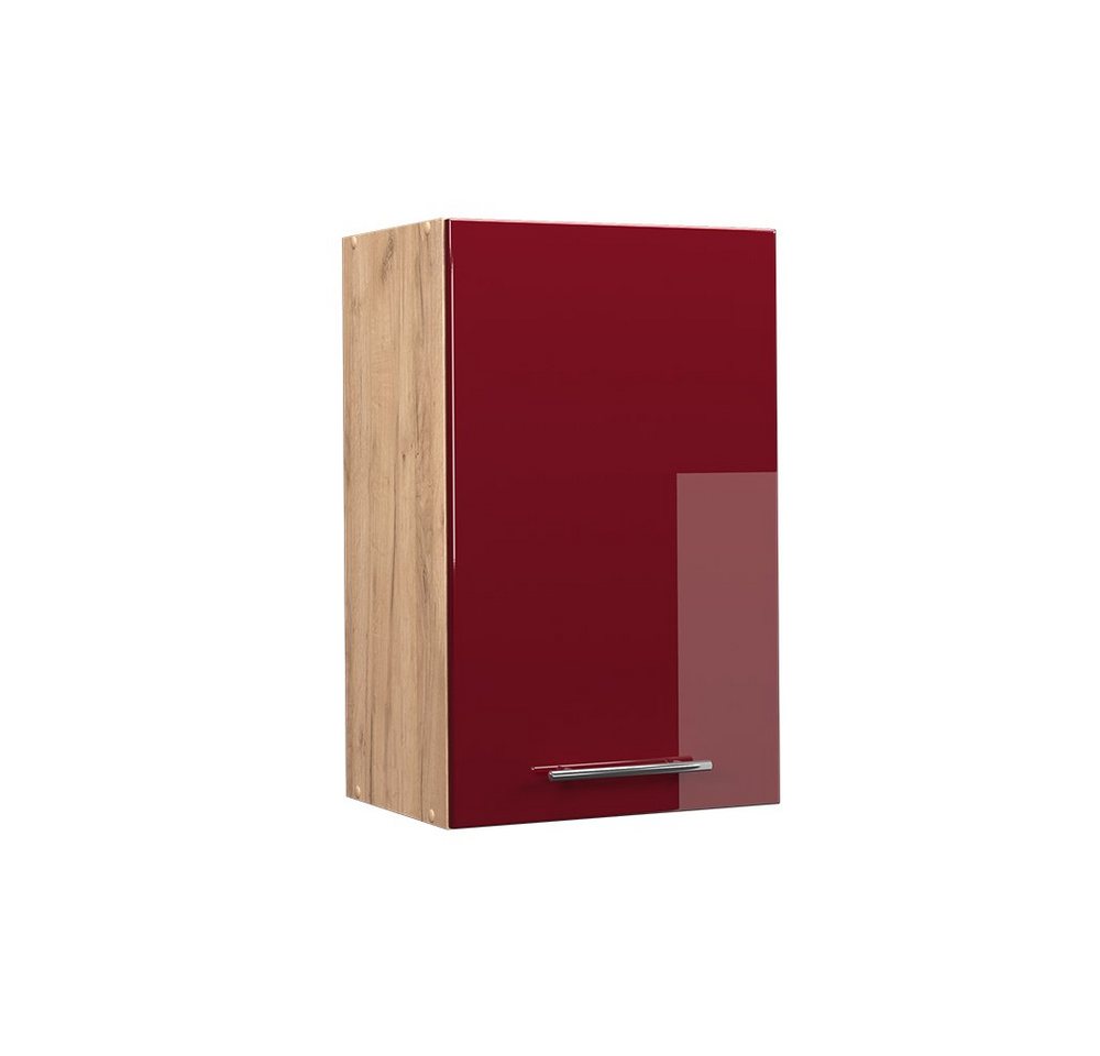 Vicco Hängeschrank Fame-Line, Bordeaux Hochglanz/Goldkraft Eiche, 45 cm Vicco Hängeschrank Fame-Line, Bordeaux Hochglanz/Goldkraft Eiche, 45 cm von Vicco