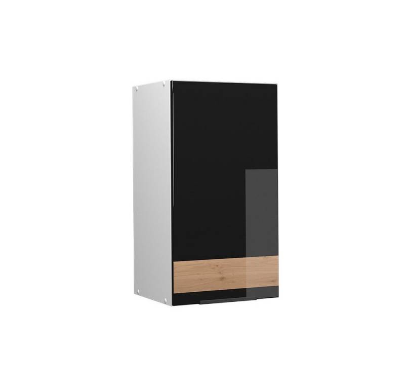 Vicco Hängeschrank Fame-Line, Schwarz Hochglanz/Weiß, 40 cm von Vicco