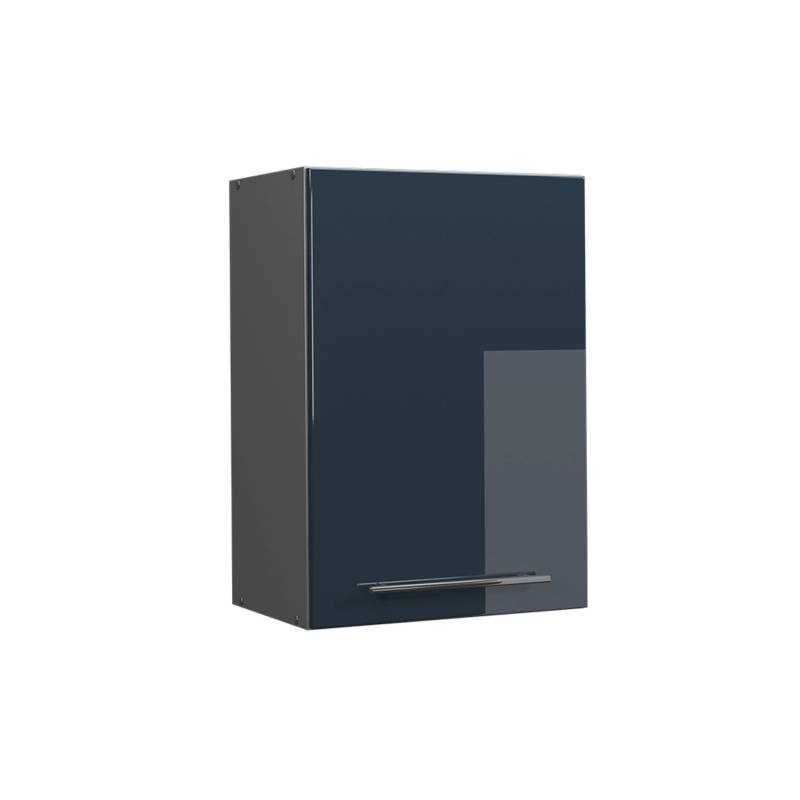 Vicco Hängeschrank Fame-Line Hängender Küchenschrank Dunkelblau Hochglanz/Anthrazit 50 cm von Vicco