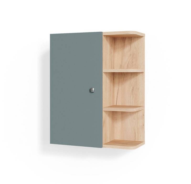 Vicco Hängeschrank Fynn, Grün/Goldkraft Eiche, 47.2 x 59.2 cm von Vicco