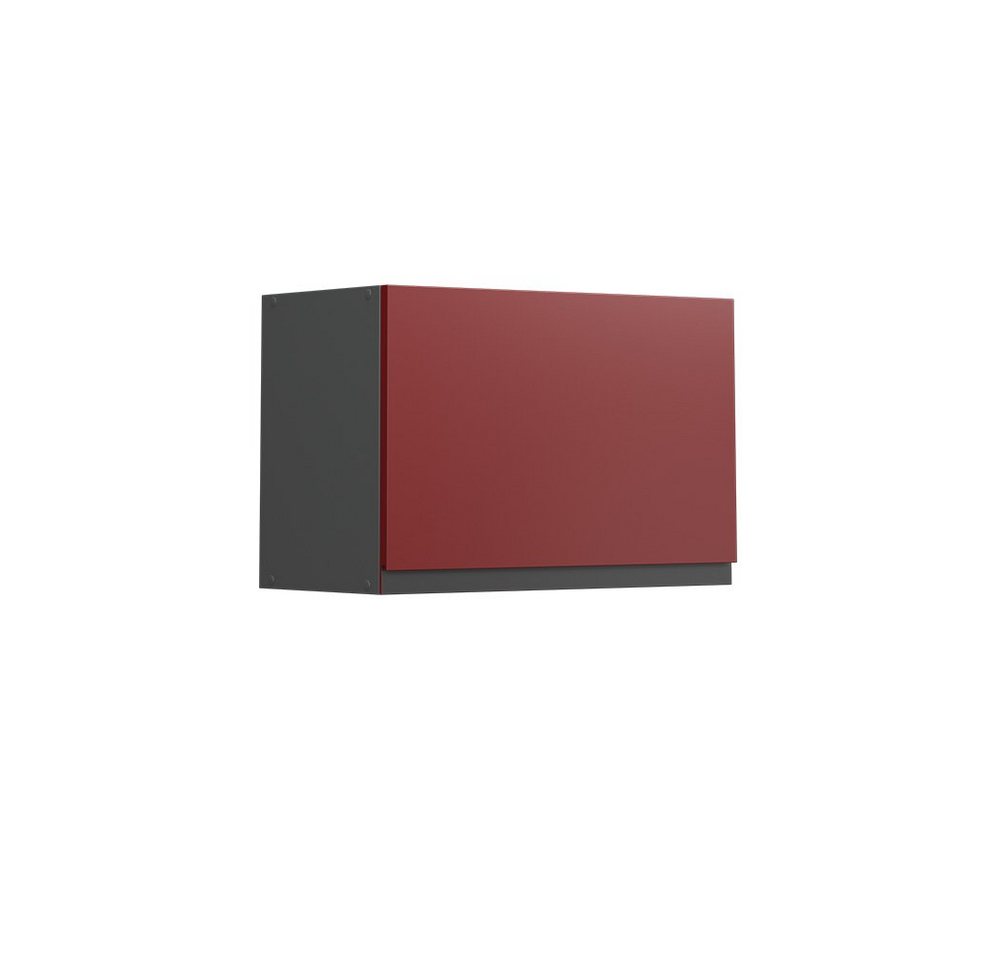 Vicco Hängeschrank Küchenschrank J-Shape 60 cm Anthrazit/Rot von Vicco