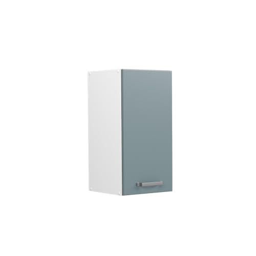 Vicco Hängeschrank R-Line, Blau-Grau/Weiß, 30 cm von Vicco