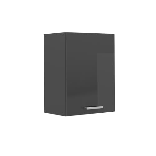Vicco Hängeschrank R-Line, hängender Küchenschrank, Anthrazit Hochglanz, 45 cm Vicco Hängeschrank R-Line, hängender Küchenschrank, Anthrazit Hochglanz, 45 cm von Vicco