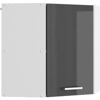 Vicco - Hängeschrank R-Line, Anthrazit Hochglanz, 57 cm Eckhängeschrank mit Tür Vicco - Hängeschrank R-Line, Anthrazit Hochglanz, 57 cm Eckhängeschrank mit Tür von Vicco