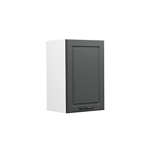 Vicco Hängeschrank R-Line, Anthrazit Landhaus/Weiß, 40 cm von Vicco