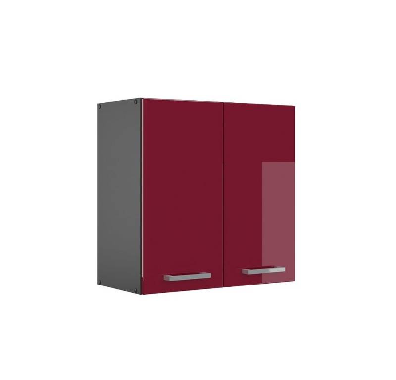 Vicco Hängeschrank R-Line, Rot Hochglanz/Anthrazit, 60 cm von Vicco