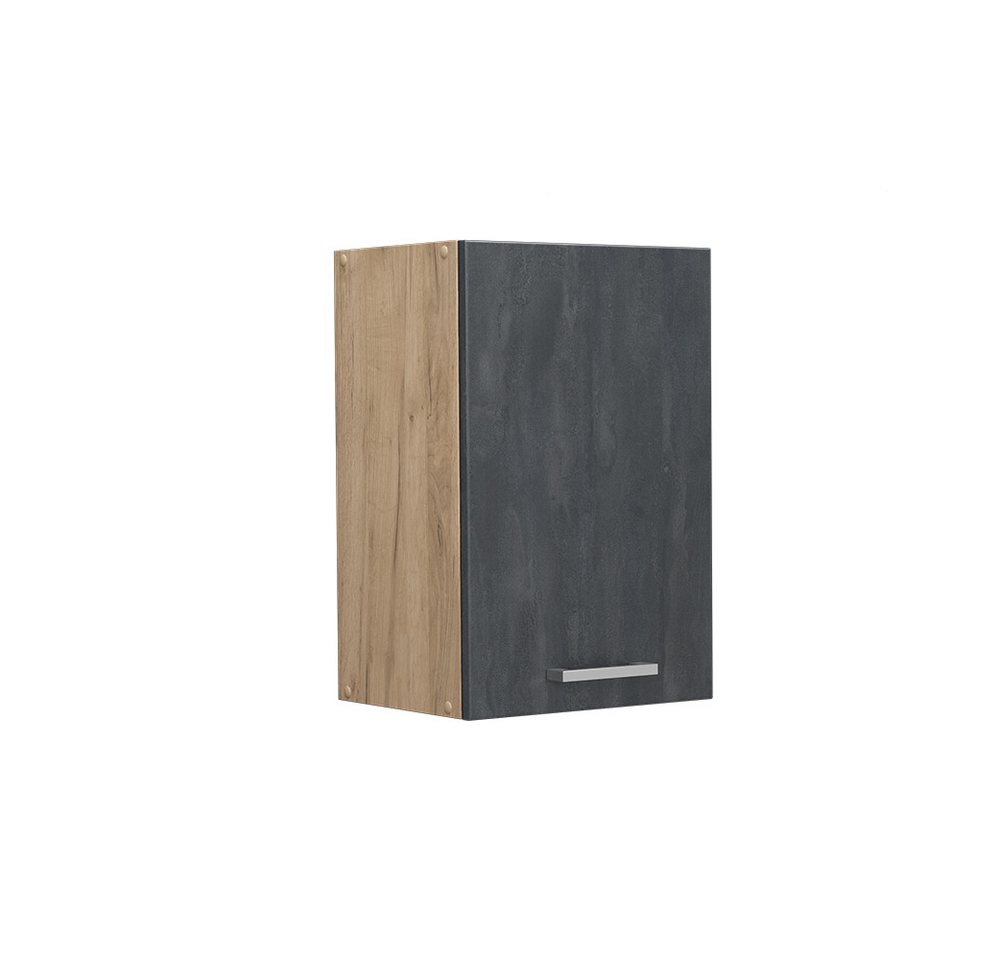 Vicco Hängeschrank R-Line, Schwarz Beton/Goldkraft Eiche, 40 cm Vicco Hängeschrank R-Line, Schwarz Beton/Goldkraft Eiche, 40 cm von Vicco