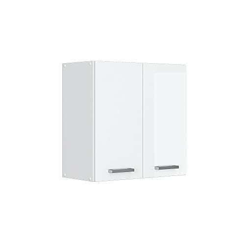 Vicco Hängeschrank R-Line, Wandhängeschrank, Weiß Hochglanz/Weiß, 60 cm mit Türen Vicco Hängeschrank R-Line, Wandhängeschrank, Weiß Hochglanz/Weiß, 60 cm mit Türen von Vicco