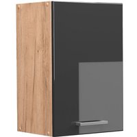 Vicco - Hängeschrank R-Line 40 cm Eiche/Anthrazit Hochglanz modern von Vicco