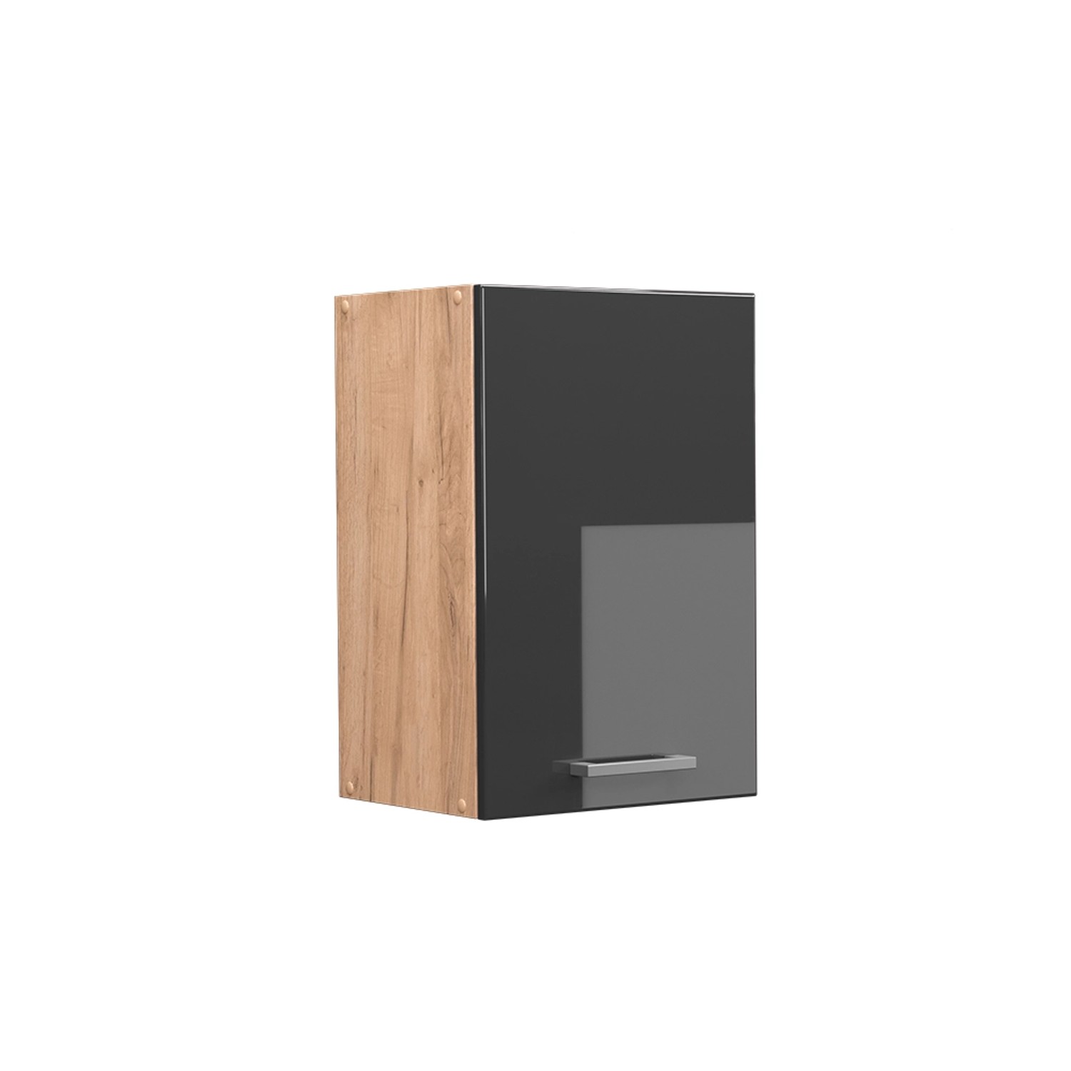 Vicco Hängeschrank R-Line Hängender Küchenschrank Anthrazit Hochglanz/Goldkraft Eiche 40 cm von Vicco