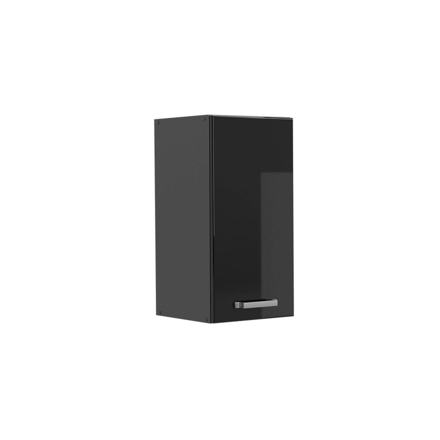 Vicco Hängeschrank R-Line Hängender Küchenschrank Schwarz Hochglanz/Anthrazit 30 cm von Vicco