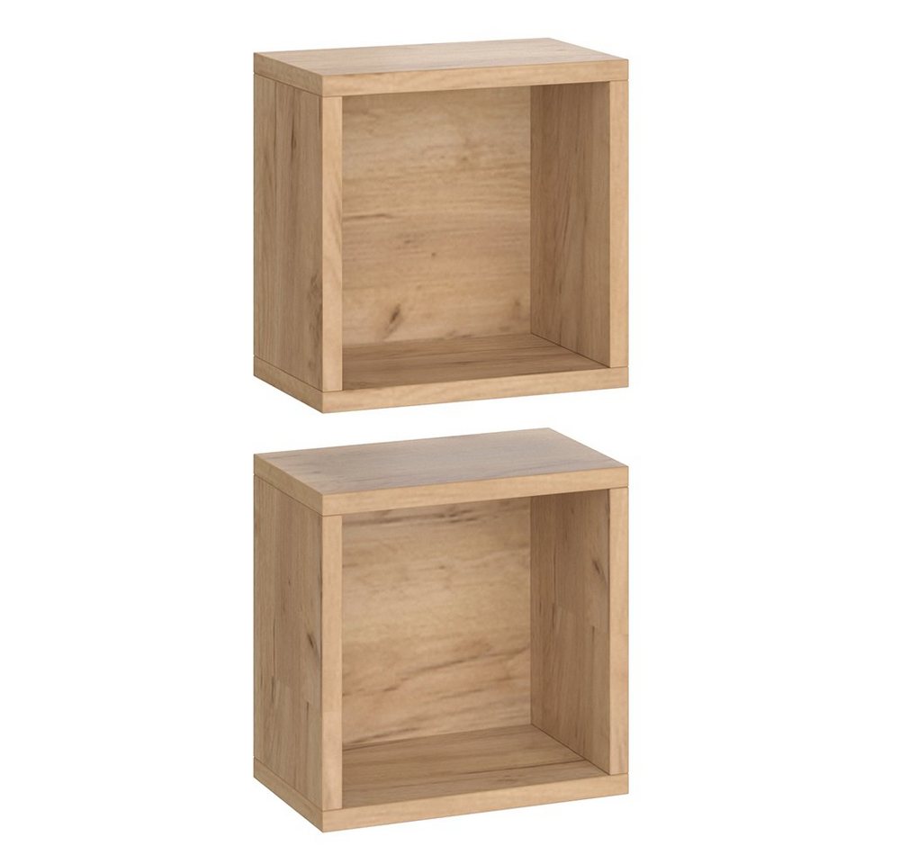 Vicco Hängeschrank Senyo, Goldkraft Eiche, 25 x 25 cm 2er Set (2er Set) von Vicco
