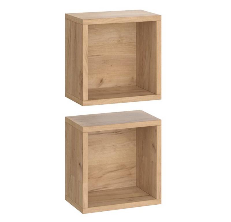 Vicco Hängeschrank Senyo, Goldkraft Eiche, 25 x 25 cm 2er Set (2er Set) von Vicco