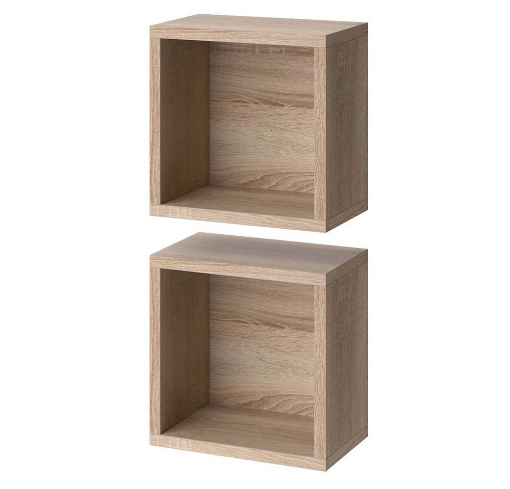 Vicco Hängeschrank Senyo, Sonoma/Sonoma, 25 x 25 cm 2er Set (2er Set) von Vicco
