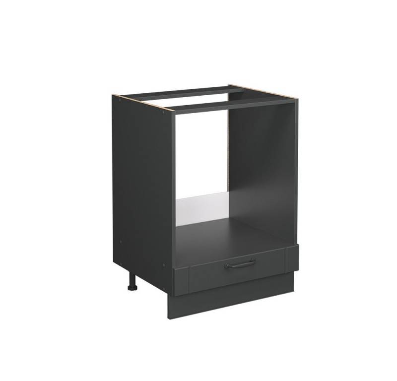 Vicco Herdumbauschrank Fame-Line, Dunkelgrau/Anthrazit, 60 cm, AP Anthrazit von Vicco