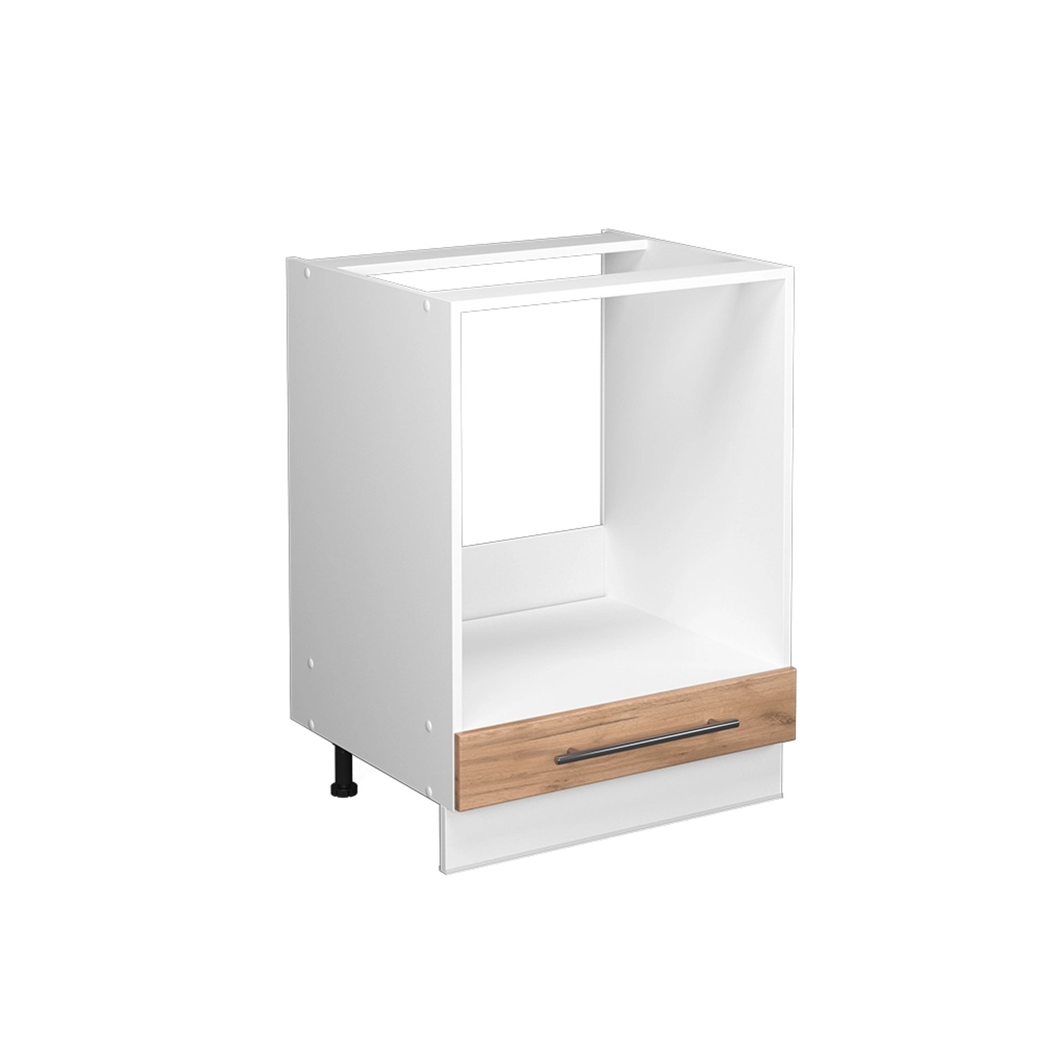 Vicco Herdumbauschrank Fame-Line Goldkraft Eiche/Weiß 60 cm ohne Arbeitsplatte von Vicco