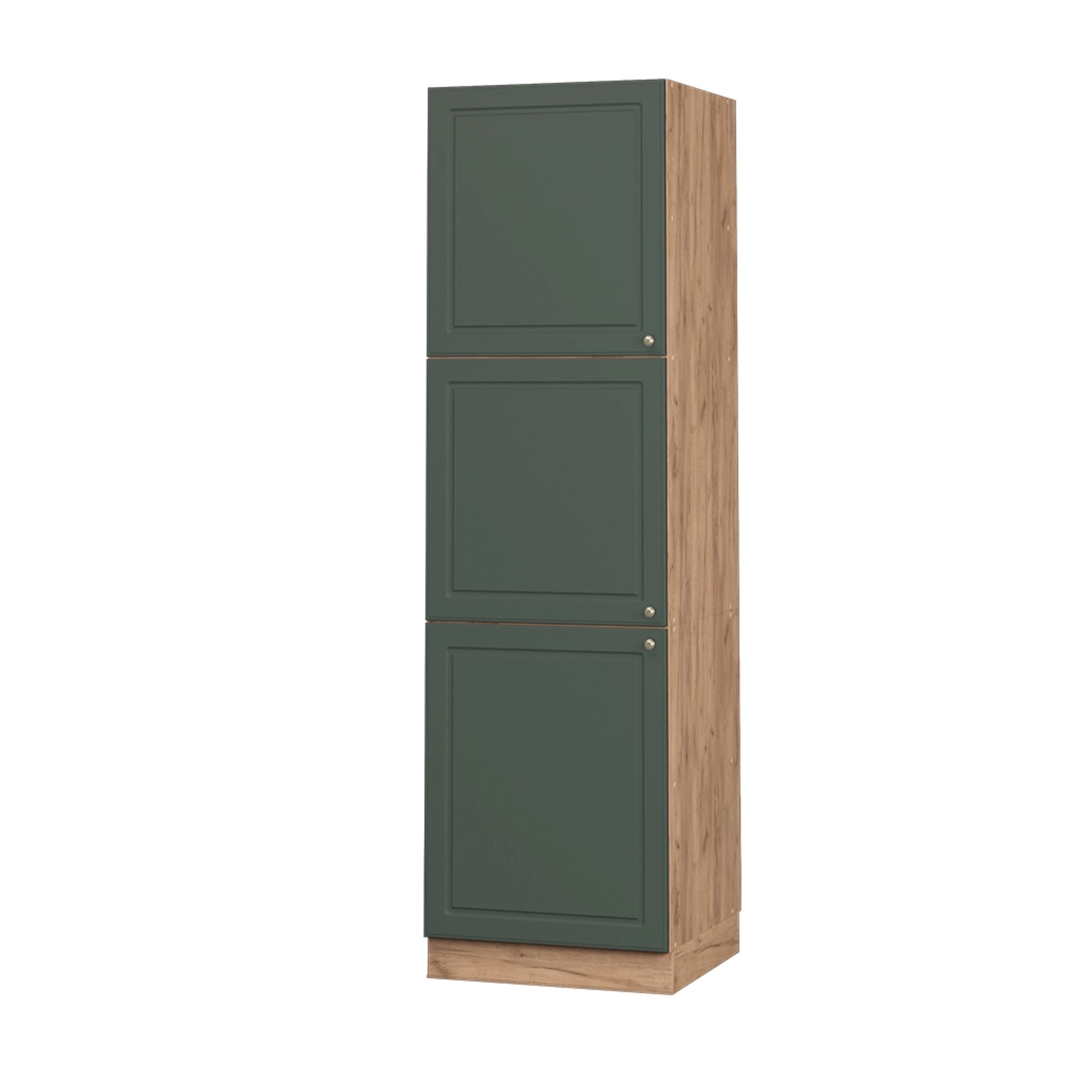 Vicco Herdumbauschrank Fame-Line Grün-Gold Landhaus/Goldkraft Eiche 60 cm von Vicco