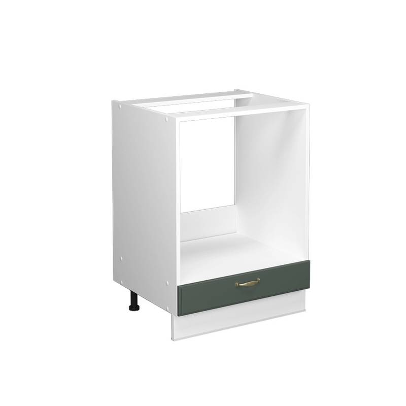 Vicco Herdumbauschrank Fame-Line Grün-Gold Landhaus/Weiß 60 cm ohne Arbeitsplatte von Vicco