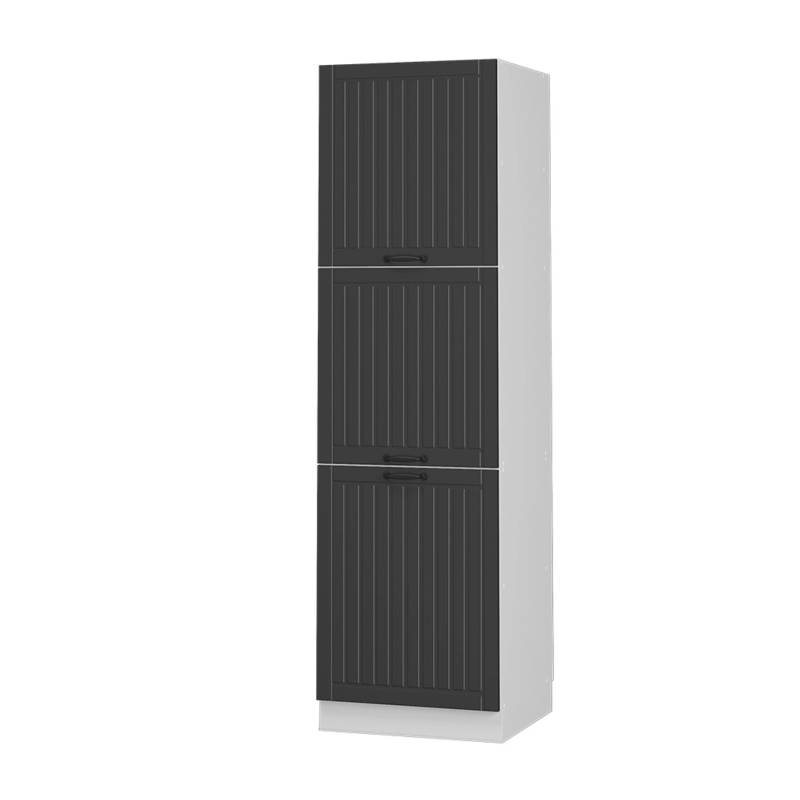 Vicco Herdumbauschrank Fame-Line Herdschrank Anthrazit/Weiß 60 cm von Vicco