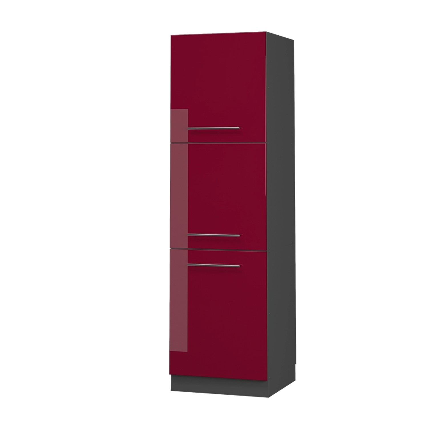 Vicco Herdumbauschrank Fame-Line Herdschrank Bordeaux Hochglanz/Anthrazit 60 cm Vicco Herdumbauschrank Fame-Line Herdschrank Bordeaux Hochglanz/Anthrazit 60 cm von Vicco