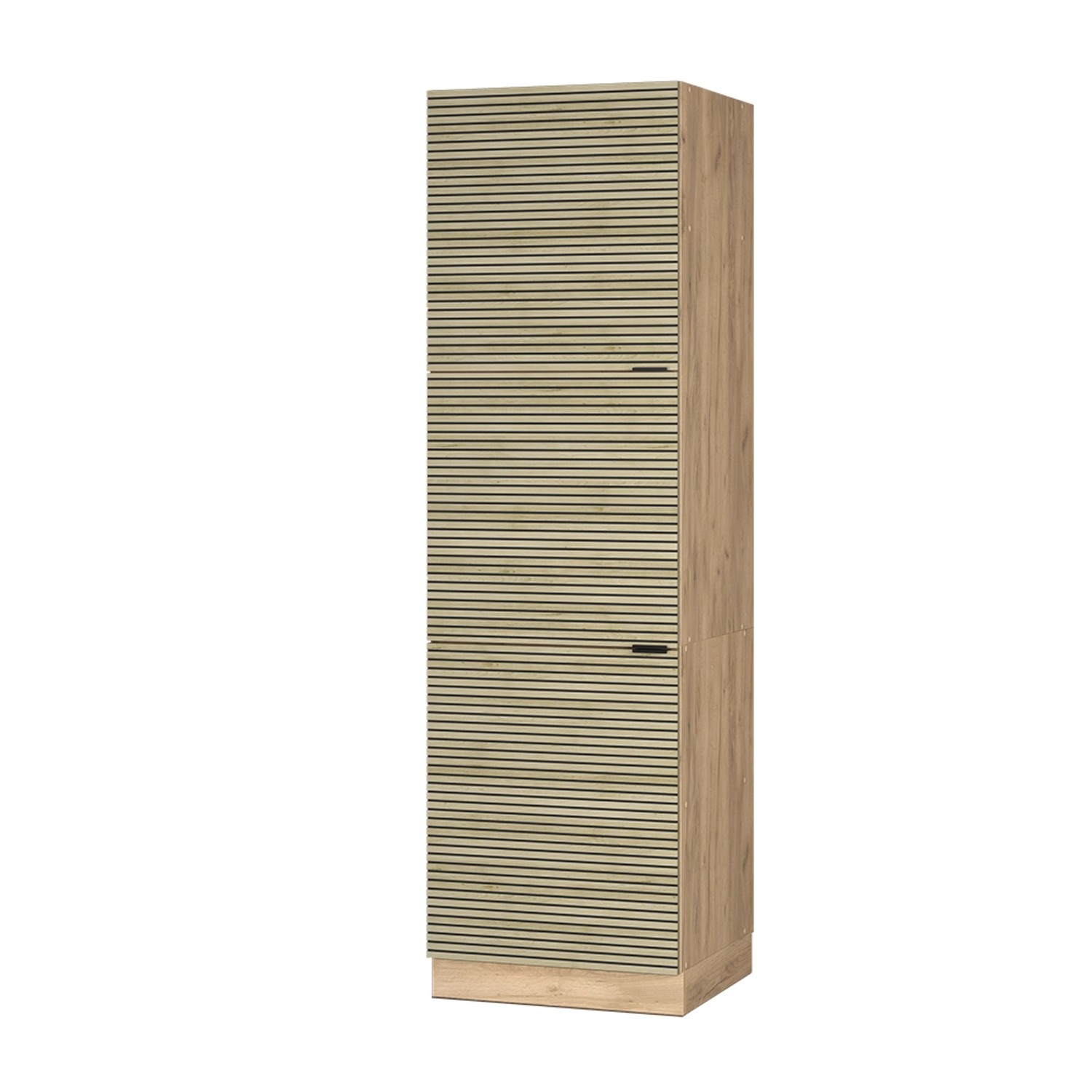 Vicco Herdumbauschrank Fame-Line Herdschrank Eiche Paneel 60 cm von Vicco