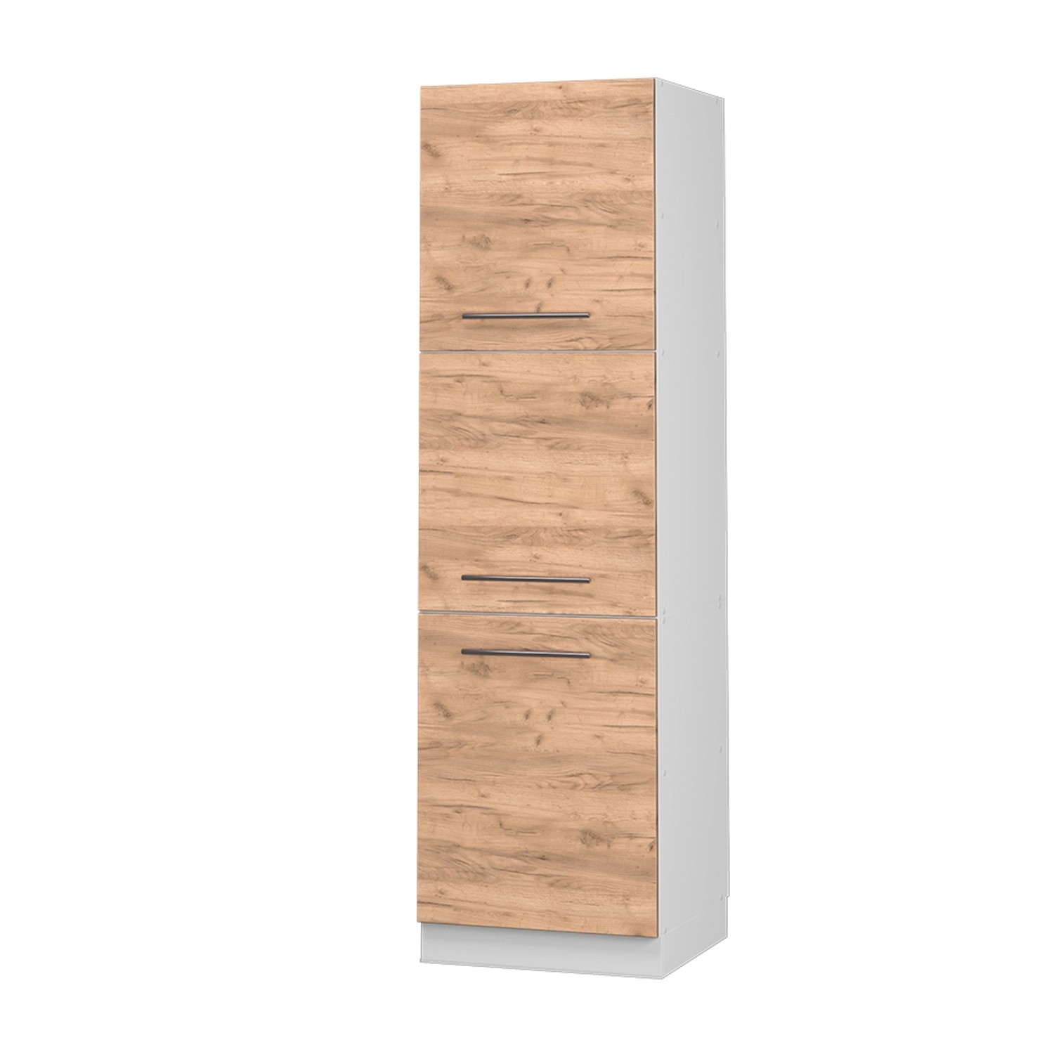 Vicco Herdumbauschrank Fame-Line Herdschrank Goldkraft Eiche/Weiß 60 cm von Vicco
