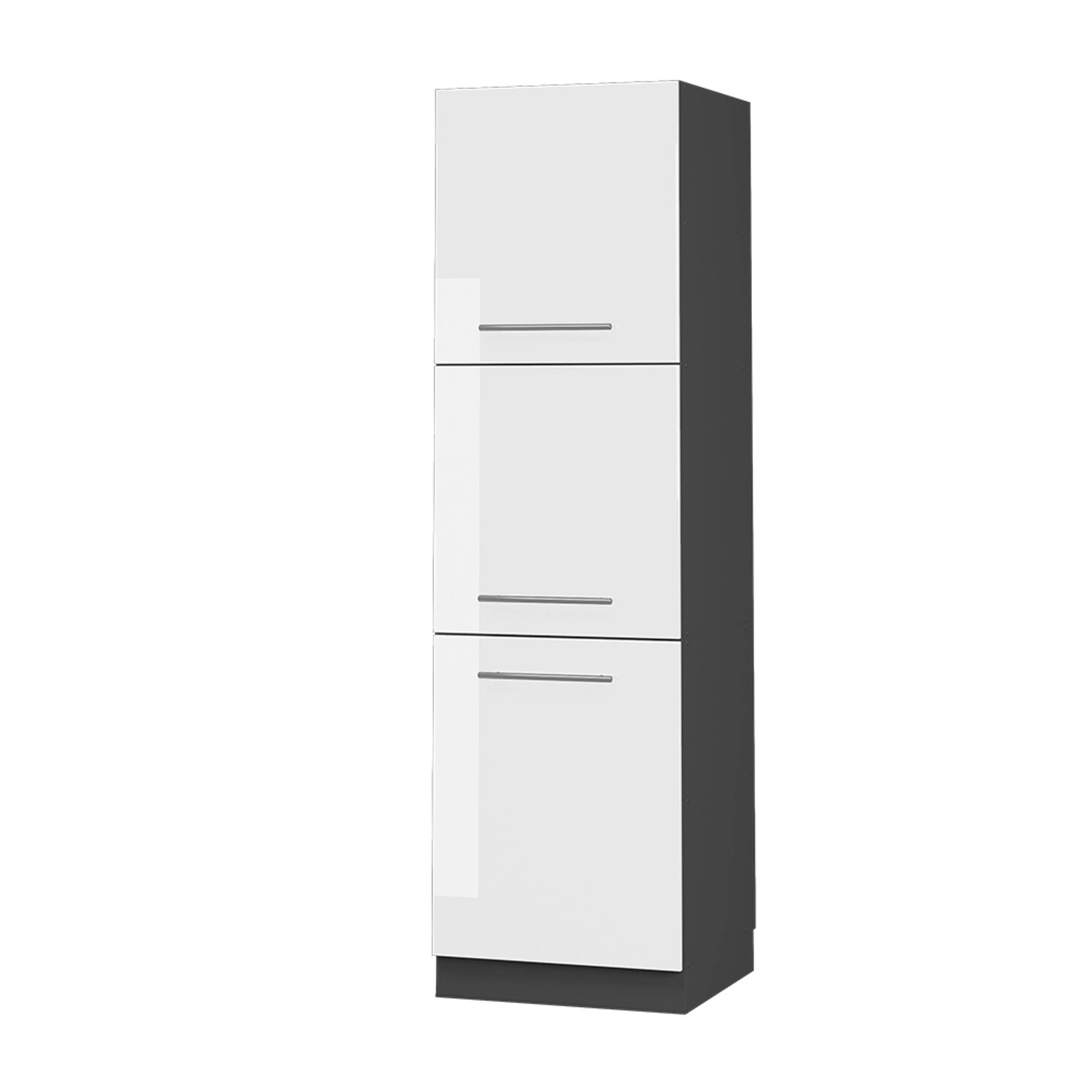 Vicco Herdumbauschrank Fame-Line Herdschrank Weiß Hochglanz/Anthrazit 60 cm Vicco Herdumbauschrank Fame-Line Herdschrank Weiß Hochglanz/Anthrazit 60 cm von Vicco