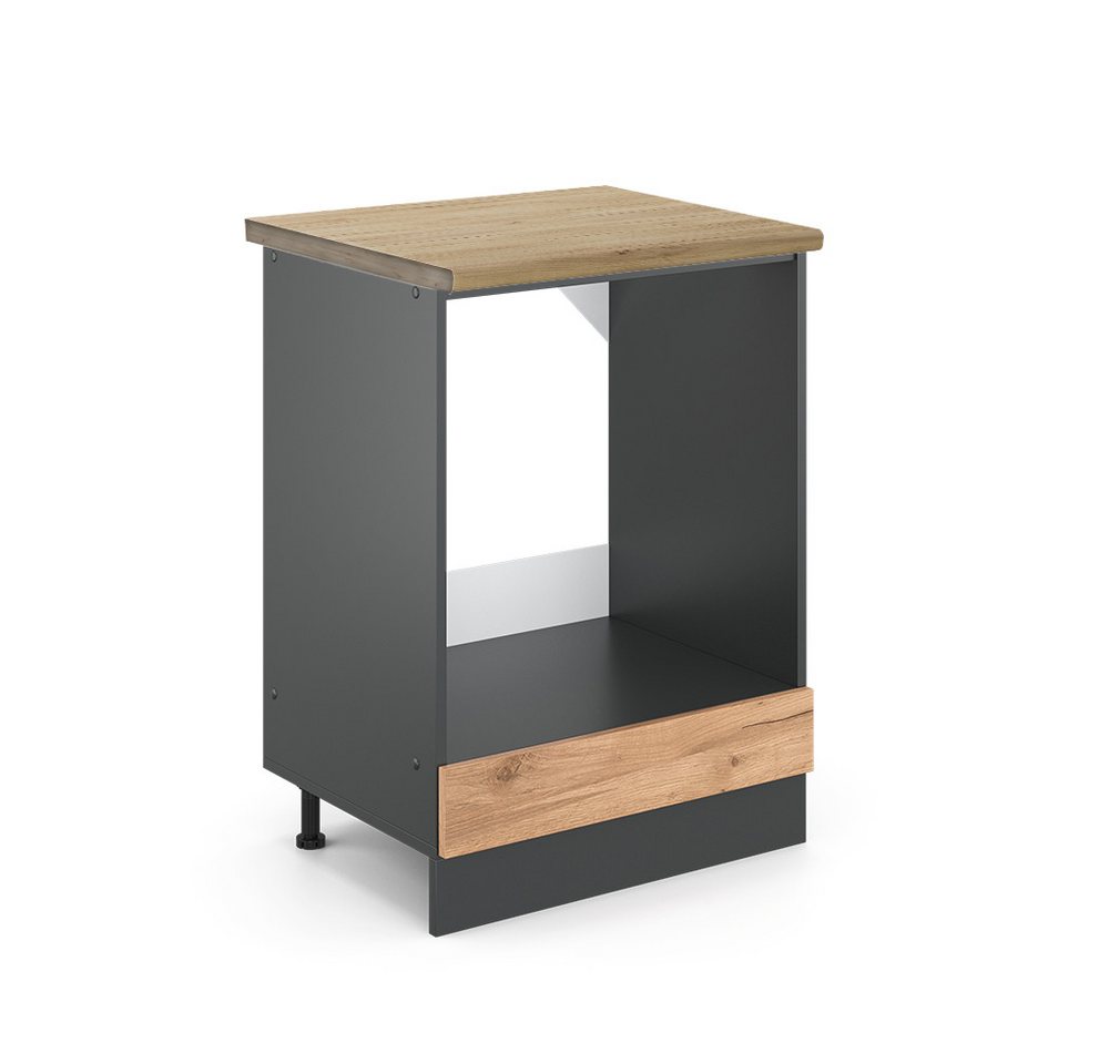Vicco Herdumbauschrank R-Line, Goldkraft Eiche/Anthrazit, 60 cm, AP Eiche Vicco Herdumbauschrank R-Line, Goldkraft Eiche/Anthrazit, 60 cm, AP Eiche von Vicco