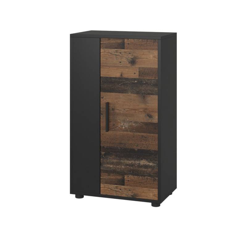 Vicco Highboard Berno, Schwarz/Oldstyle, 50.1 x 87.3 cm mit 2 Fächern Vicco Highboard Berno, Schwarz/Oldstyle, 50.1 x 87.3 cm mit 2 Fächern von Vicco