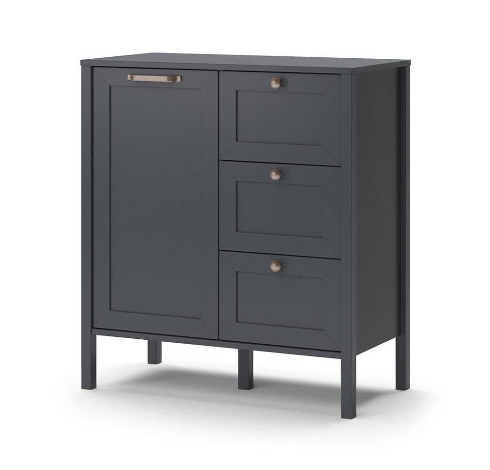 Vicco Kommode Wohnzimmerschrank Sideboard EWAN Anthrazit 80 cm von Vicco