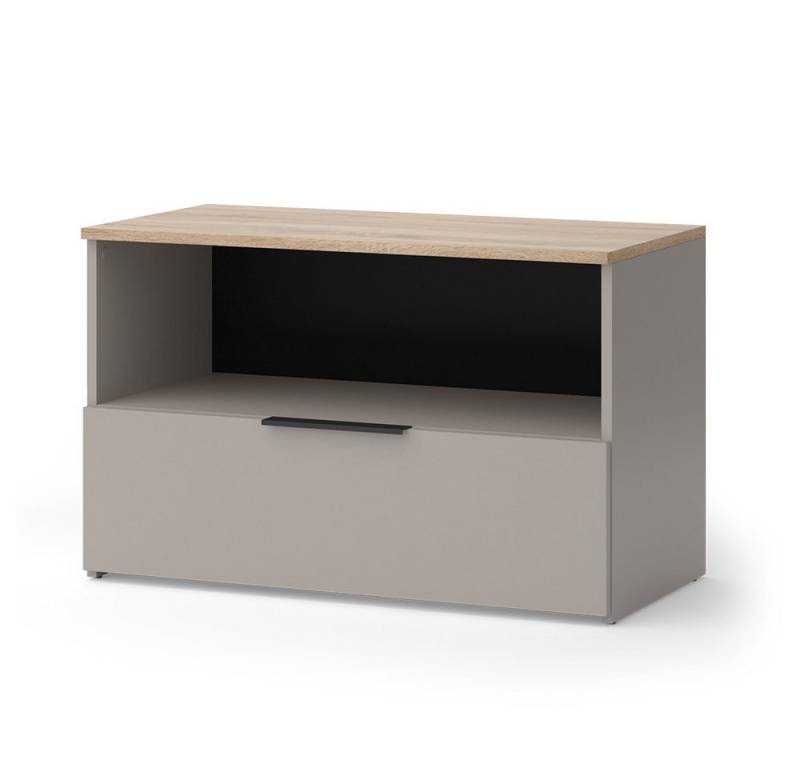 Vicco Highboard Wido, Greige/Sonoma, 80 x 50 cm mit 1 geschlossenem Fach Vicco Highboard Wido, Greige/Sonoma, 80 x 50 cm mit 1 geschlossenem Fach von Vicco