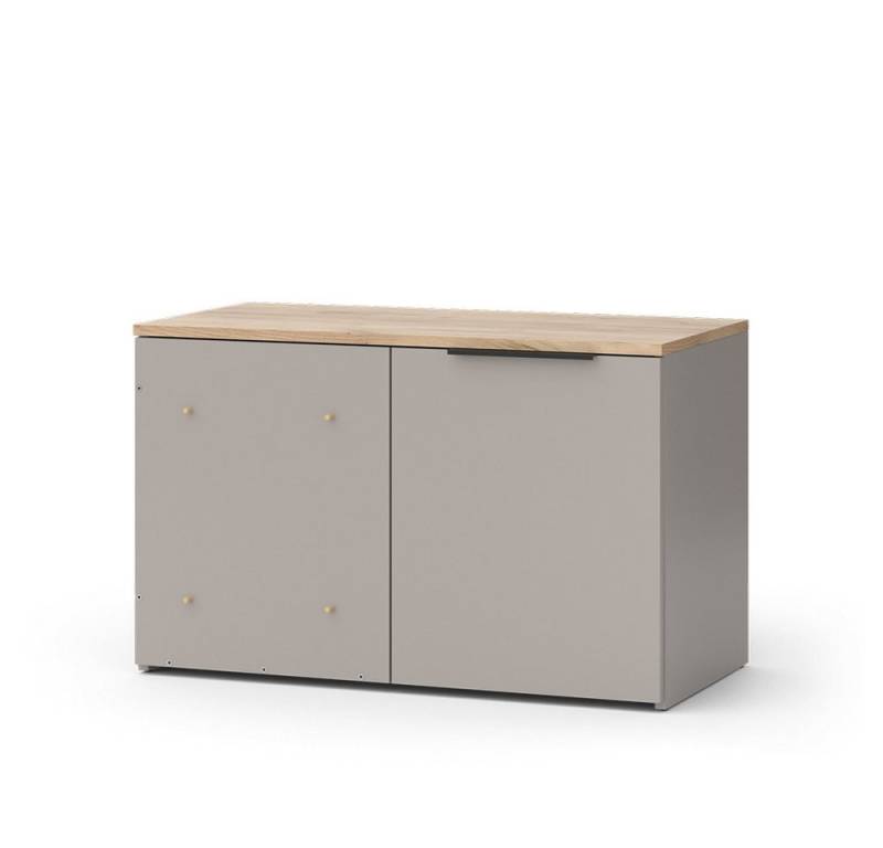 Vicco Highboard Wido, Greige/Sonoma, 80 x 50 cm mit Tür Vicco Highboard Wido, Greige/Sonoma, 80 x 50 cm mit Tür von Vicco
