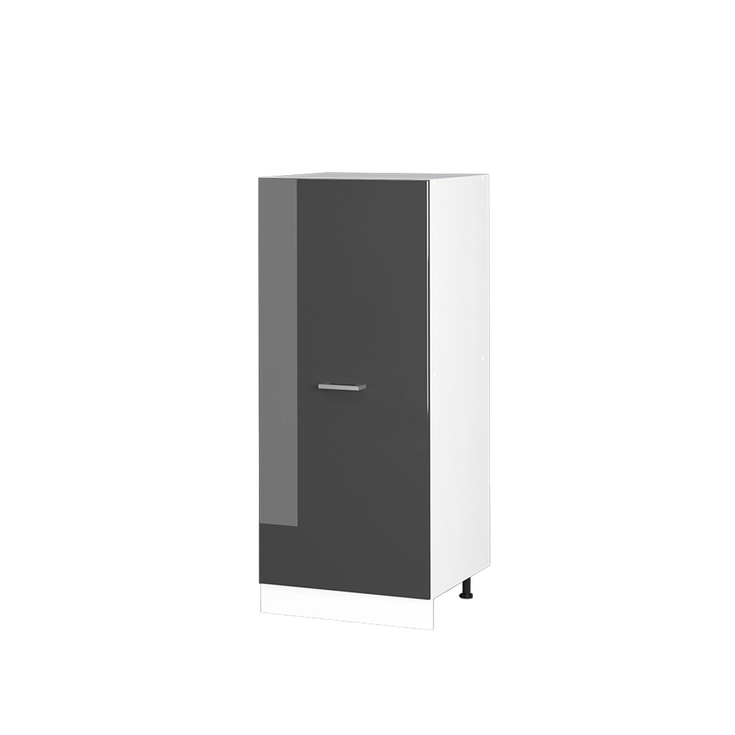 Vicco Hochschrank R-Line Küchenkommode Anthrazit Hochglanz/Weiß 60 cm von Vicco