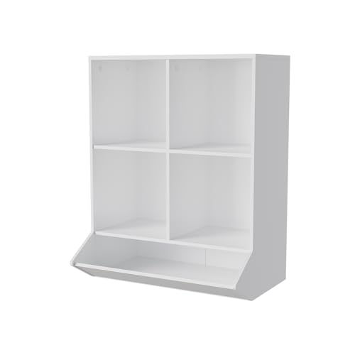 Vicco Kinderregal Weiß Conny - 66x83x31 cm aus MDF - Bücherregal ideal fürs Kinderzimmer, Platz für Ihre Lieblingssachen die Immer griffbereit sind von Vicco