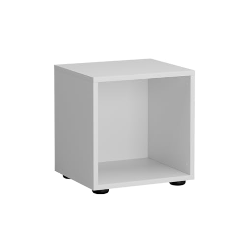 Vicco Kinderregal Weiß Estell 1 Fach - 36x38x32 cm gefertigt aus Spanplatte - Bücherregal für Kinder, platzsparende Lösung für Aufbewahrung von Vicco