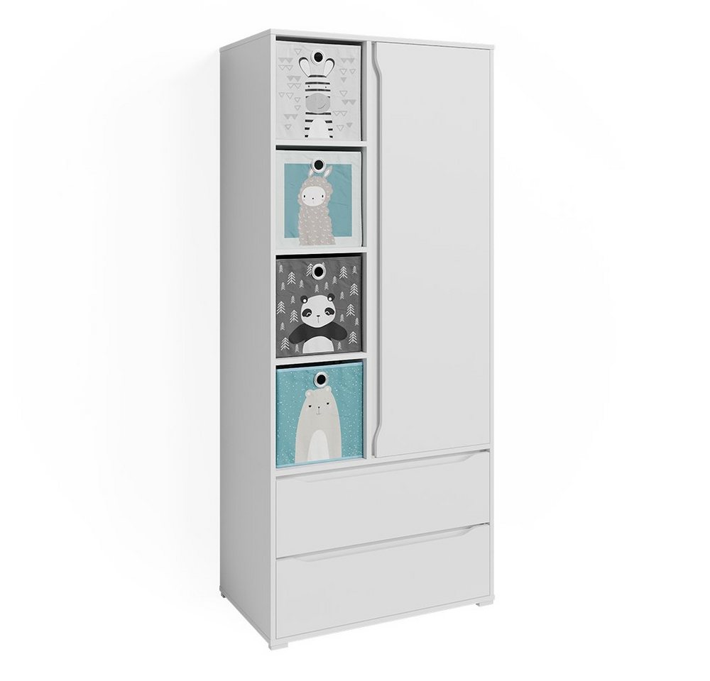 Vicco Kleiderschrank Ruben, Weiß, 80 x 189.9 cm Vicco Kleiderschrank Ruben, Weiß, 80 x 189.9 cm von Vicco