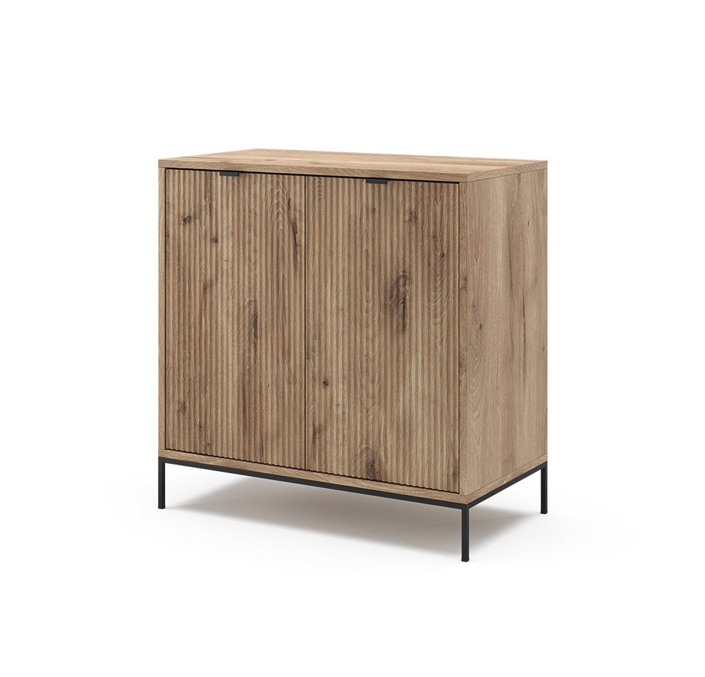 Vicco Kommode Eliza, Viking Oak, 80 x 81.2 cm mit 2 Türen Vicco Kommode Eliza, Viking Oak, 80 x 81.2 cm mit 2 Türen von Vicco